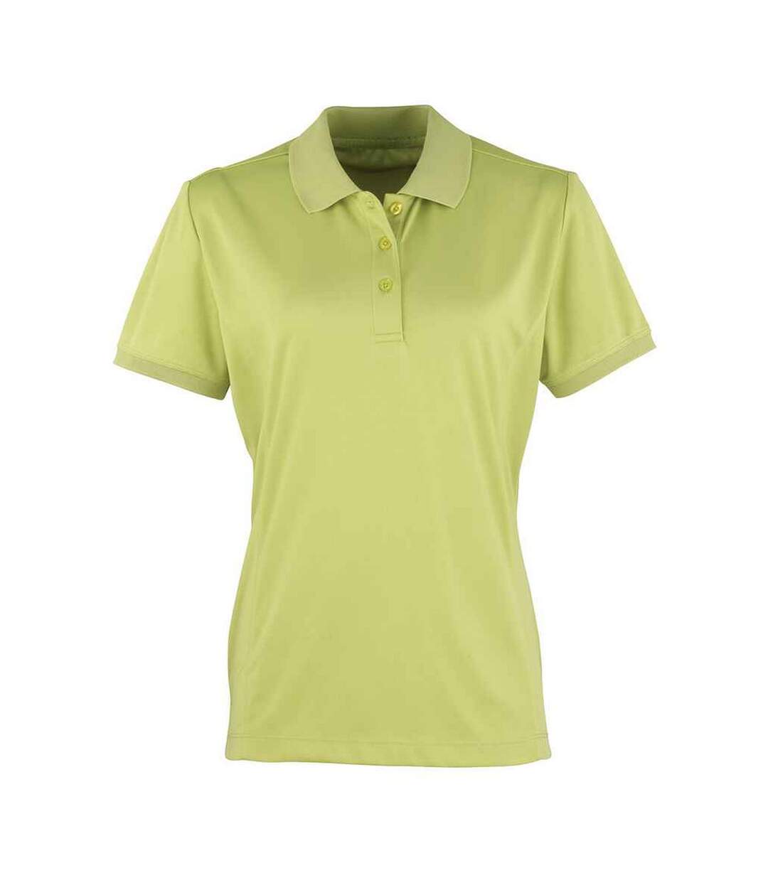 Polo coolchecker femme vert clair Premier