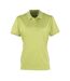 Polo coolchecker femme vert clair Premier