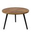Duo de tables gigogne Felix - Noir et Doré-2