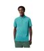Mens Paris Stretch Regular Polo Shirt Teal Lacoste-1
