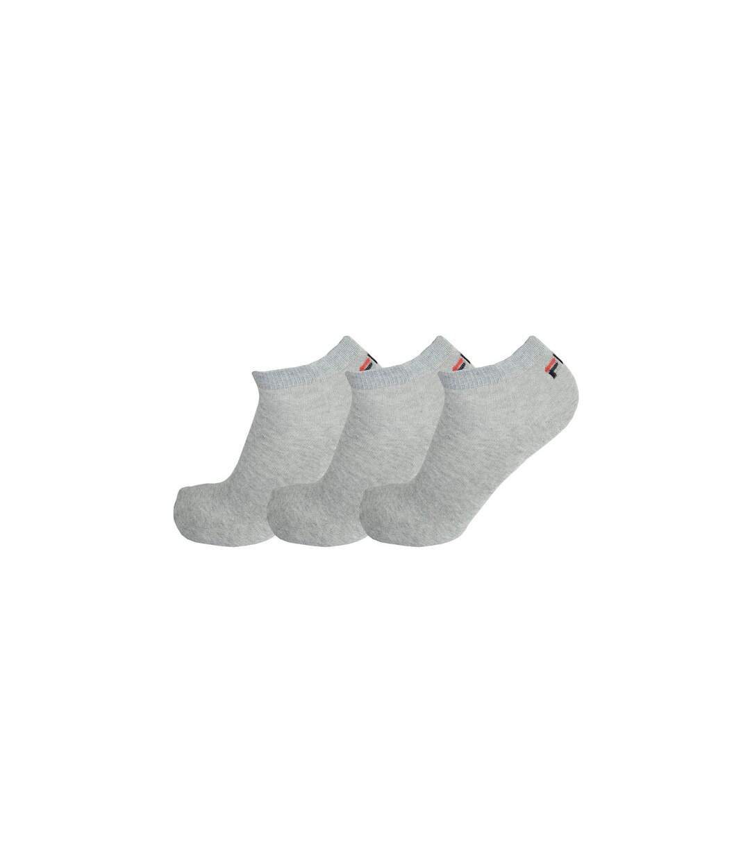 FILA Lot de 3 paires de Socquettes Homme Coton CALZA Souris