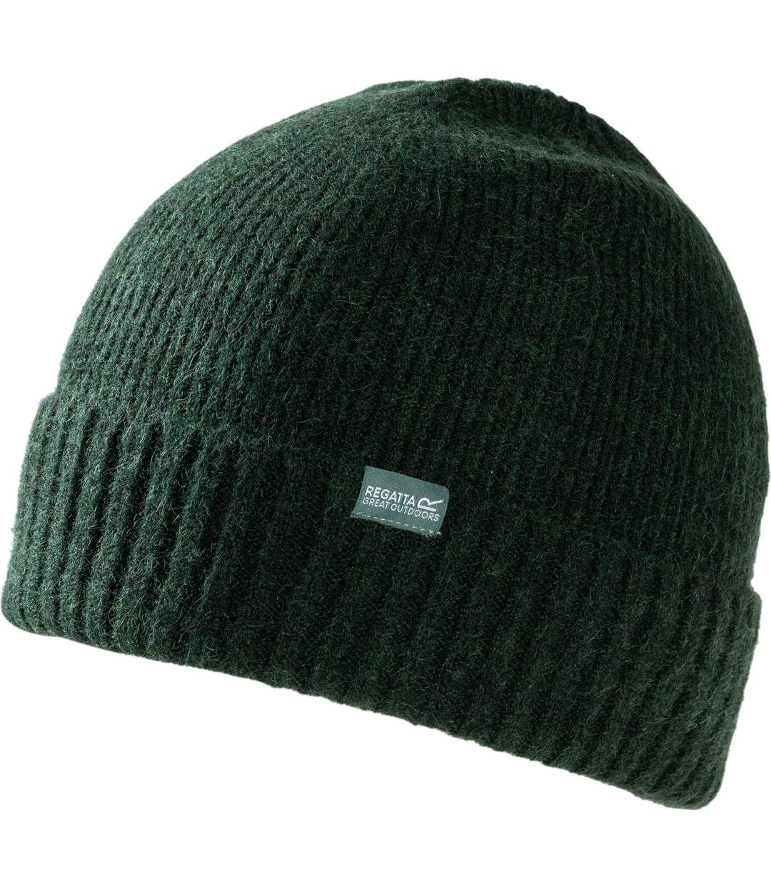 Bonnet Uni Et Côtelé À Revers Basic Femme Bordeaux Foncé Regatta-1
