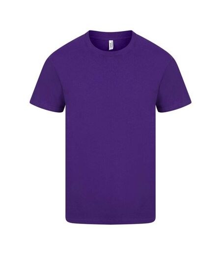 T-shirt Manches Courtes Homme Violet Casual