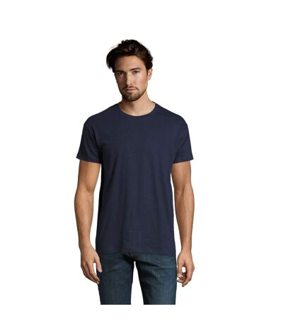 SOLS Mens Imperial Slim Fit Short Sleeve T-Shirt (French Navy) - UTPC507