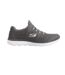 Womens/ladies Summits Itz Bazik Textile Trainers Charcoal Skechers-1