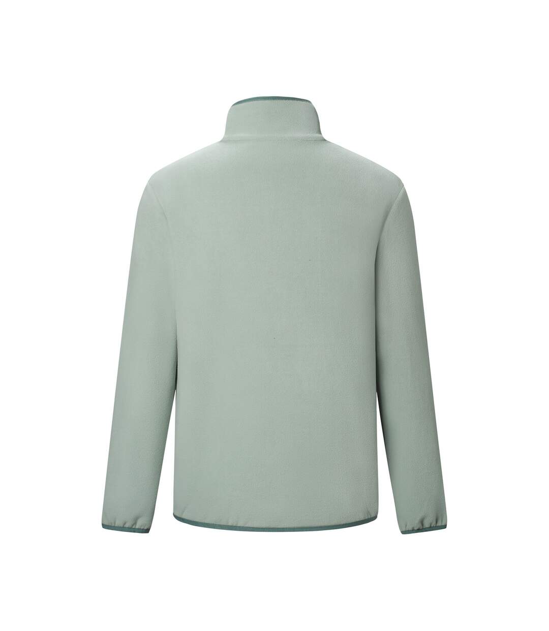 Veste Polaire À Col Montant Motif/style Détail Contrasté Frankie Homme Vert Pâle Vert Gris Foncé Regatta-3