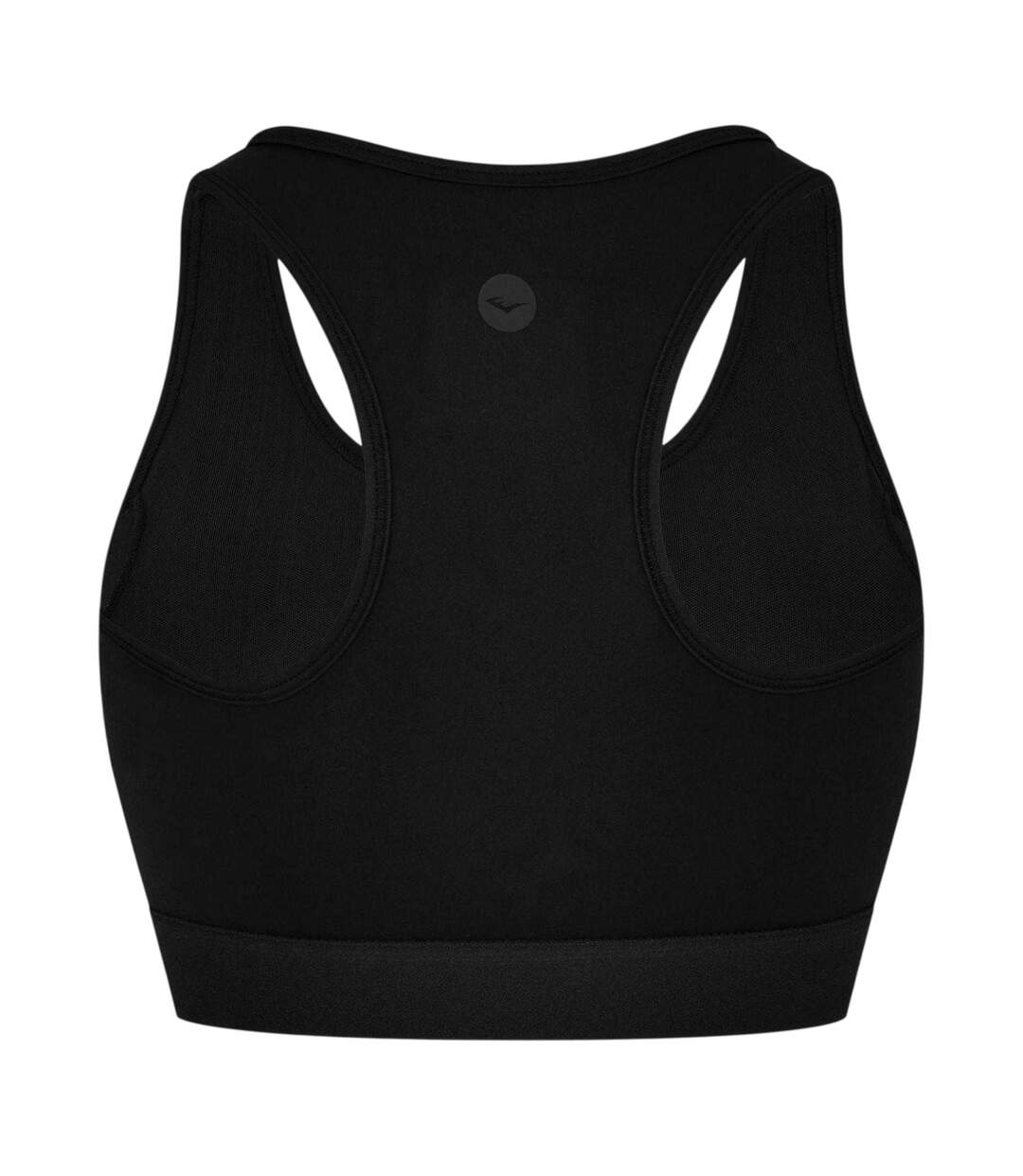 Womens/ladies Nylon Sports Bra Black Everlast-2