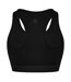Womens/ladies Nylon Sports Bra Black Everlast-2