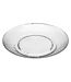 Lot de 6 Assiettes Plates Réutilisables Estiva 27cm Transparent-1