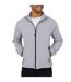 Mens Lightweight Funnel Neck Bomber Jacket Grey Brave Soul-1