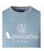 Mens Big Logo Active Sweatshirt Blue Aquascutum-3