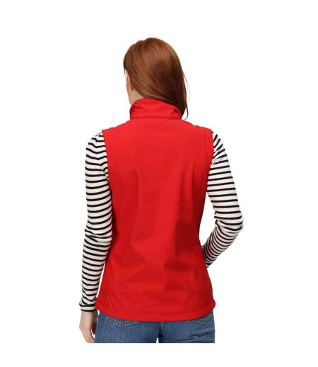 Regatta Womens/Ladies Octagon II 3 Layer Printable Softshell Bodywarmer (Classic Red) - UTRG3566