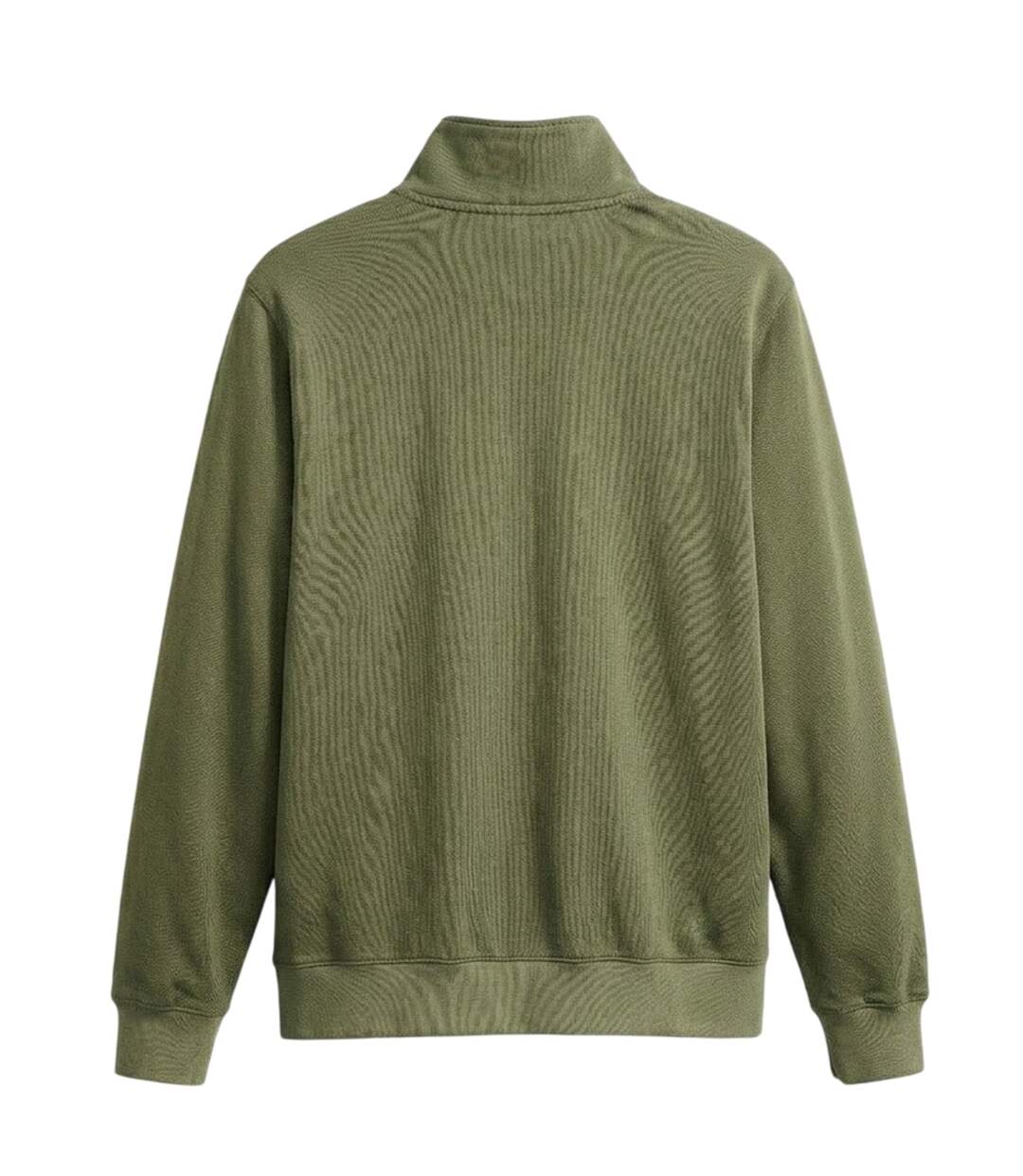 Mens Original Housemark Quarter Zip Sweatshirt Moss Olive Levis-2
