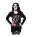 T-shirt manches longues draco queen femme noir Spiral Direct-2