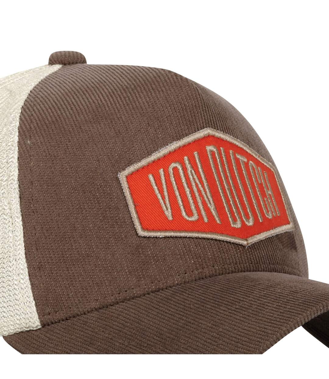 Casquette trucker avec filet en velours côtelé Vondutch-3