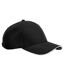 Casquette De Baseball Team Sports-tech Noir Blanc Beechfield-1