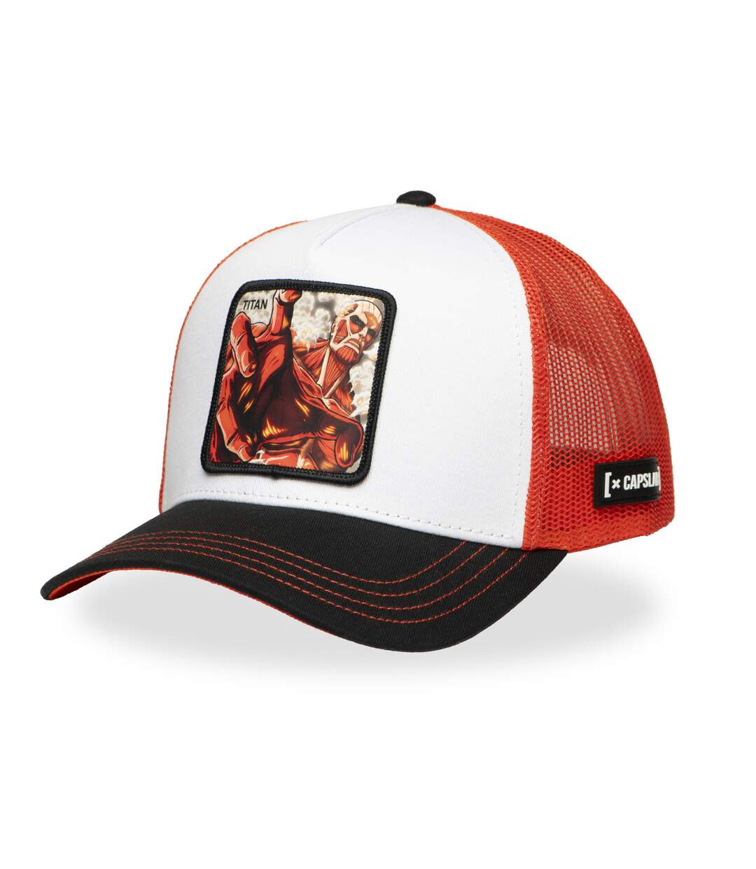 Casquette trucker avec filet Attack des Titans Capslab-1