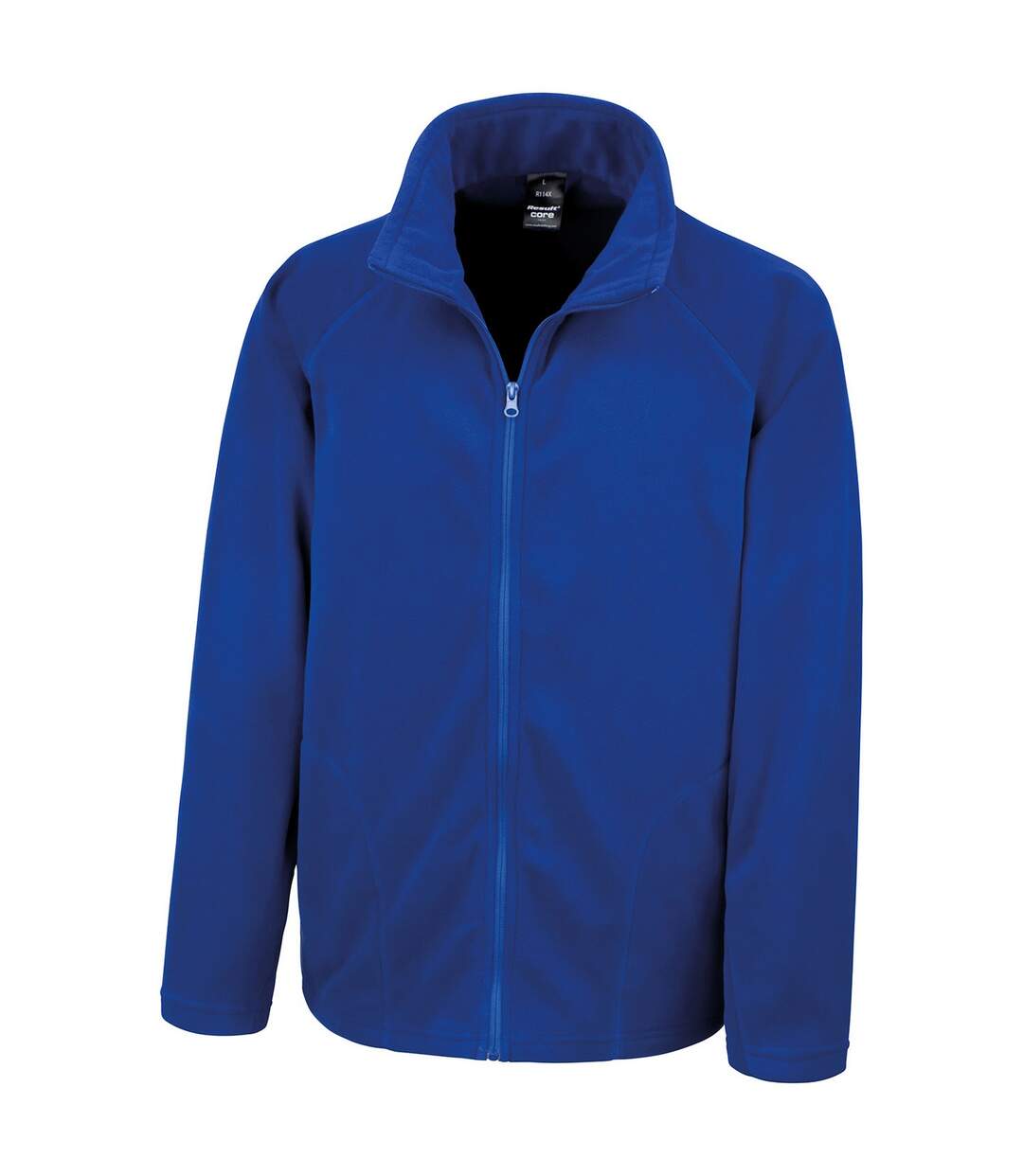 Mens fleece jacket royal blue Result Core-1