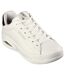 Womens/ladies uno court courted air trainers white Skechers