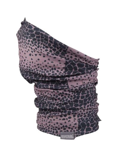 Unisex adult giraffe print multiway snood one size heather Regatta