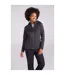 Womens/ladies Nevis Full Zip Hoodie Dark Grey Mountain Warehouse-1