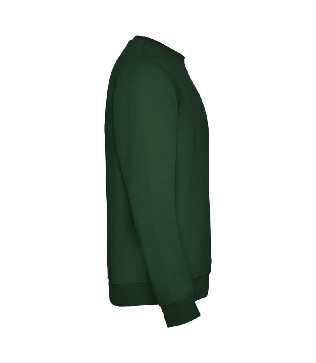 Unisex Adult Clasica Crew Neck Sweatshirt Bottle Green Roly-3