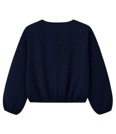 Womens/ladies Fitted Puffed Bomber Jacket Navy I Saw It First
