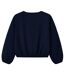 Womens/ladies Fitted Puffed Bomber Jacket Navy I Saw It First-2
