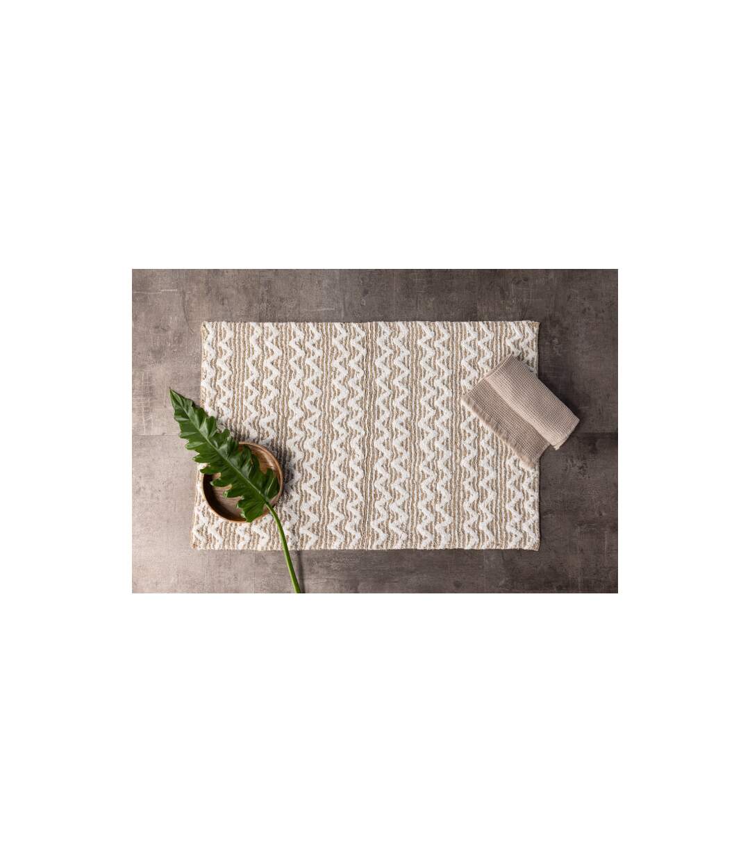 Tapis de Salle de Bain Philippa 60x90cm Sable-3