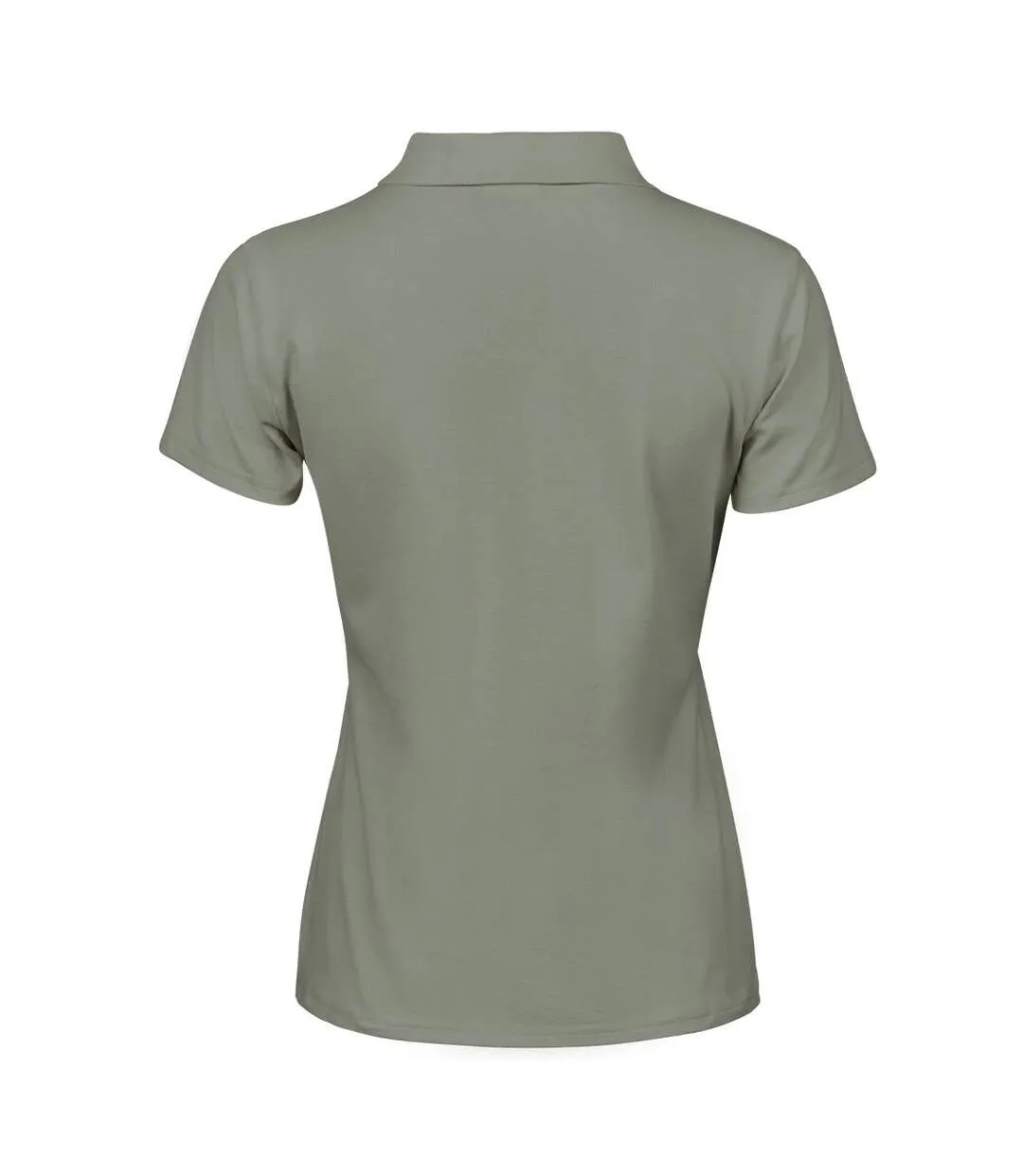 Womens/ladies Luxury Stretch Polo Shirt Sage Tee Jays-2