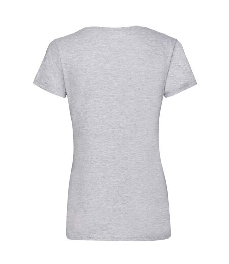 T-shirt Valueweight Femme Gris Chiné Fruit Of The Loom