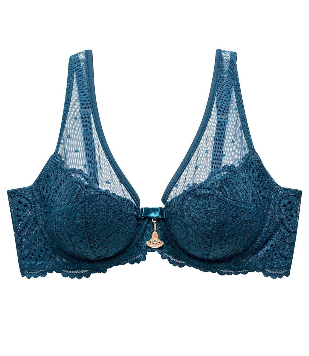 Soutien-gorge ampliforme turquoise Metro-1