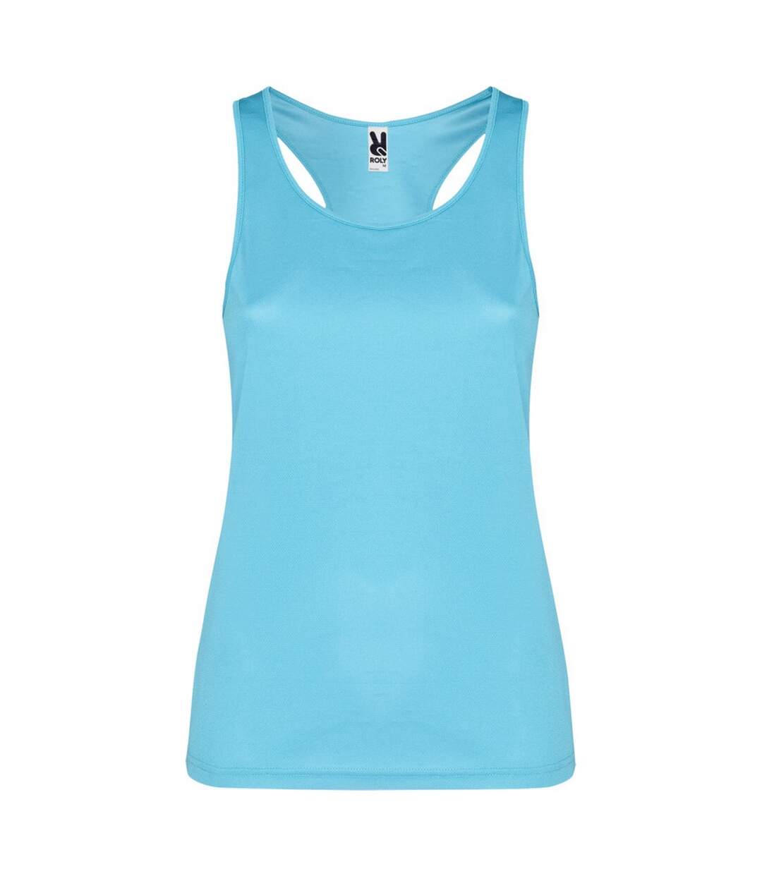 Womens/ladies Shura Sports Vest Top Turquoise Roly-1