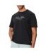 T-Shirt noir homme calvin klein jeans script cal-1