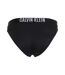 Womens/ladies Classic Plain Bikini Bottoms Black Calvin Klein-3