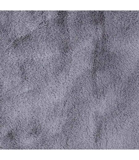 Tapis Imitation Fourrure Fin 60x110cm Gris