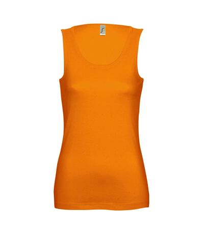 SOLS Womens/Ladies Jane Sleeveless Tank / Vest Top (Orange)