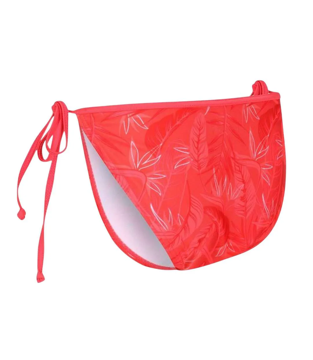 Womens/ladies Aceana Leaves String Bikini Bottoms Red Sky Regatta-3