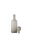 Vase Bouteille Bouchon en Verre Doyle 46cm Gris-2