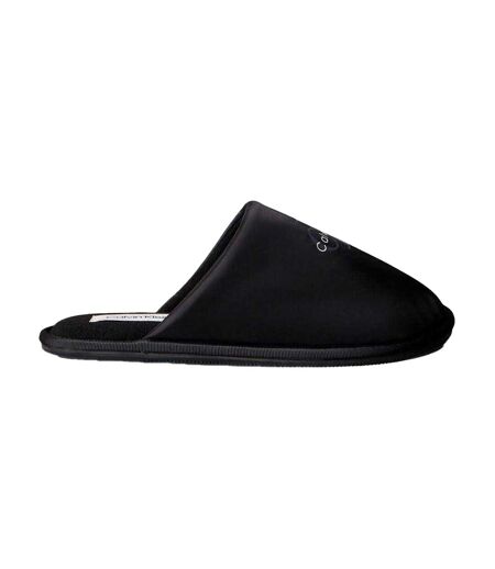 Mules Motif/style Texte Du Symbole Homme Bleu Sombre Calvin Klein