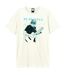 Unisex Adult Ed Sheeran Doodle T-shirt Vintage White Amplified-1