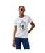 T-shirt Motif/style Signature Femme Blanc Karl Lagerfeld-4