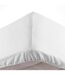 Drap Housse Uni Linella 160x200cm Blanc-1