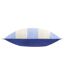 Araya velvet striped cushion cover 30cm x 50cm blue Furn-3