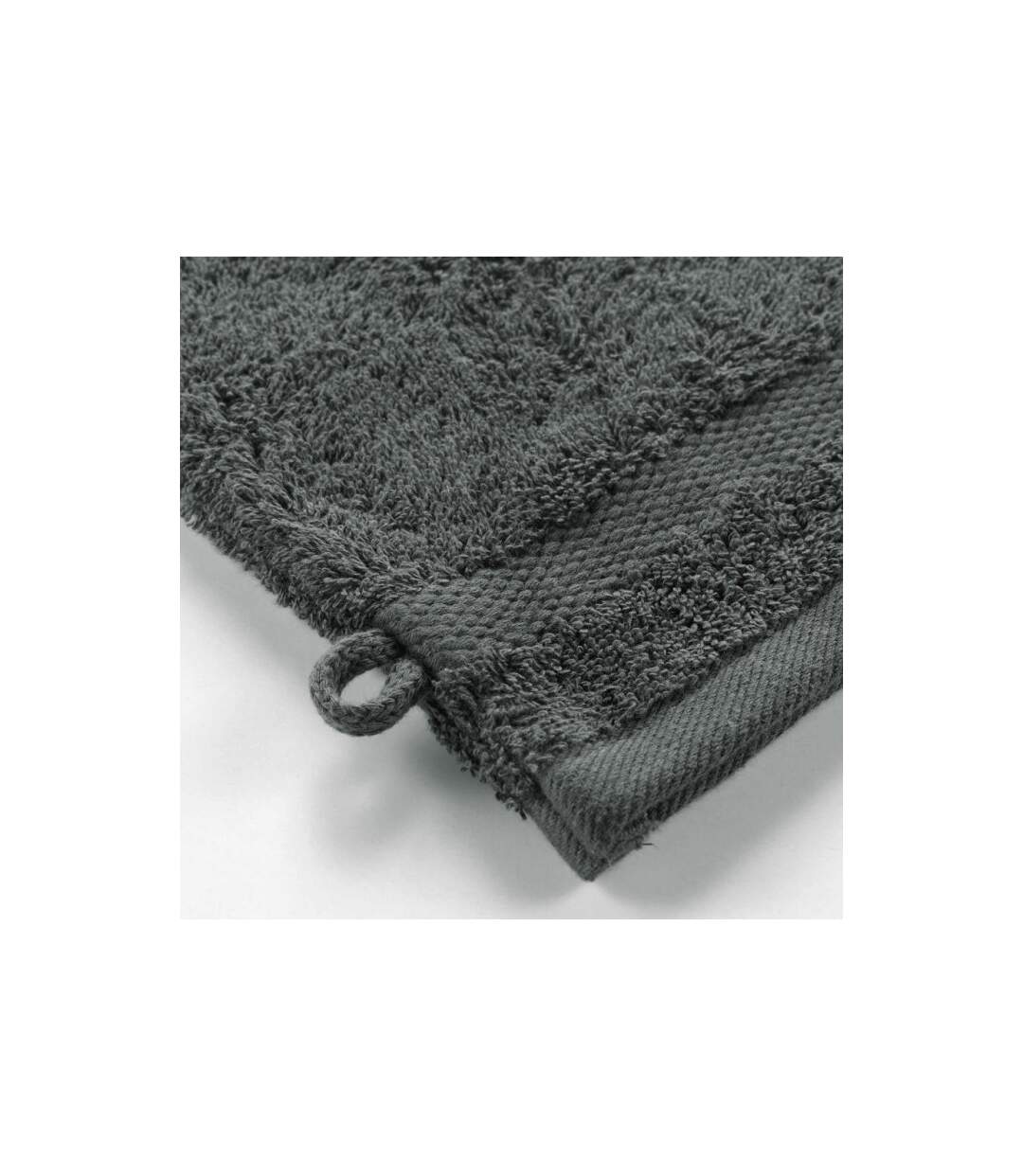 Lot de 2 Gants de Toilette Elegance 15x21cm Anthracite-2