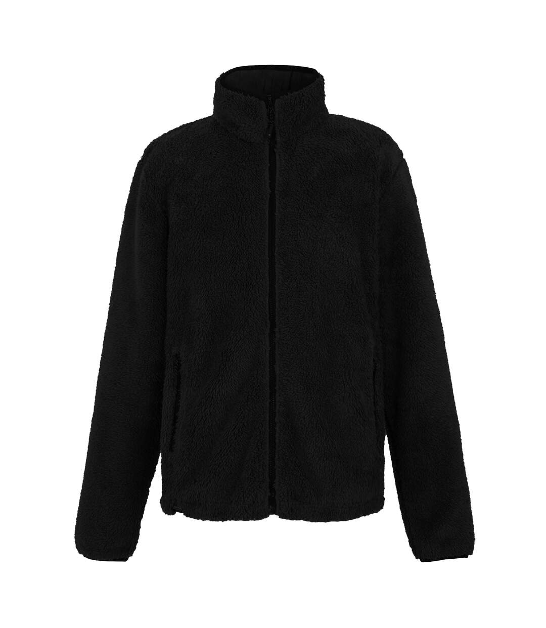 Mens Midoor Fluffy Fleece Jacket Black Regatta-2