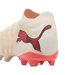 Mens Future 9 Match Firm Ground Football Boots Almond Red Puma-2