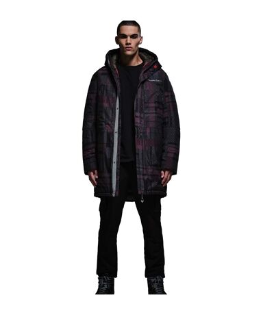 Mens Christian Lacroix Laurus Grid Padded Waterproof Jacket Tartan Regatta