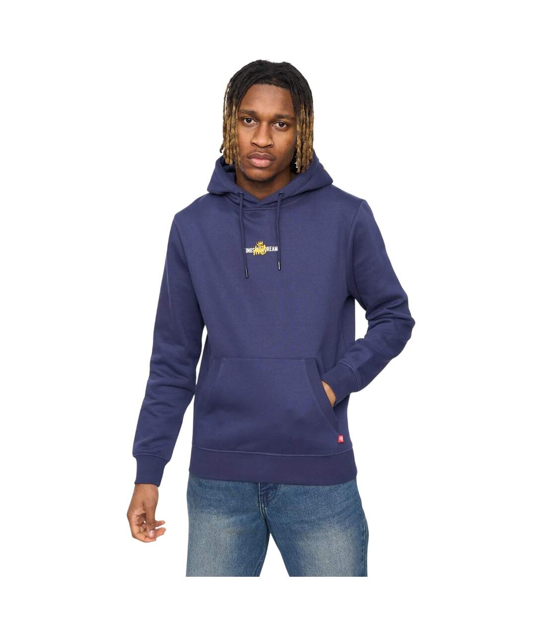 Sweat À Capuche Built Homme Bleu Marine Kings Will Dream-2