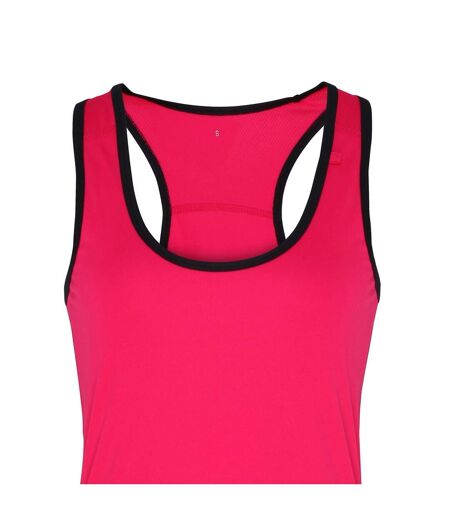 Tri Dri - Débardeur de fitness - Femmes (Rose/Noir) - UTRW4801